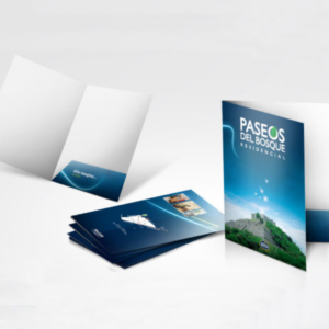 Folders tamaño carta con pestaña